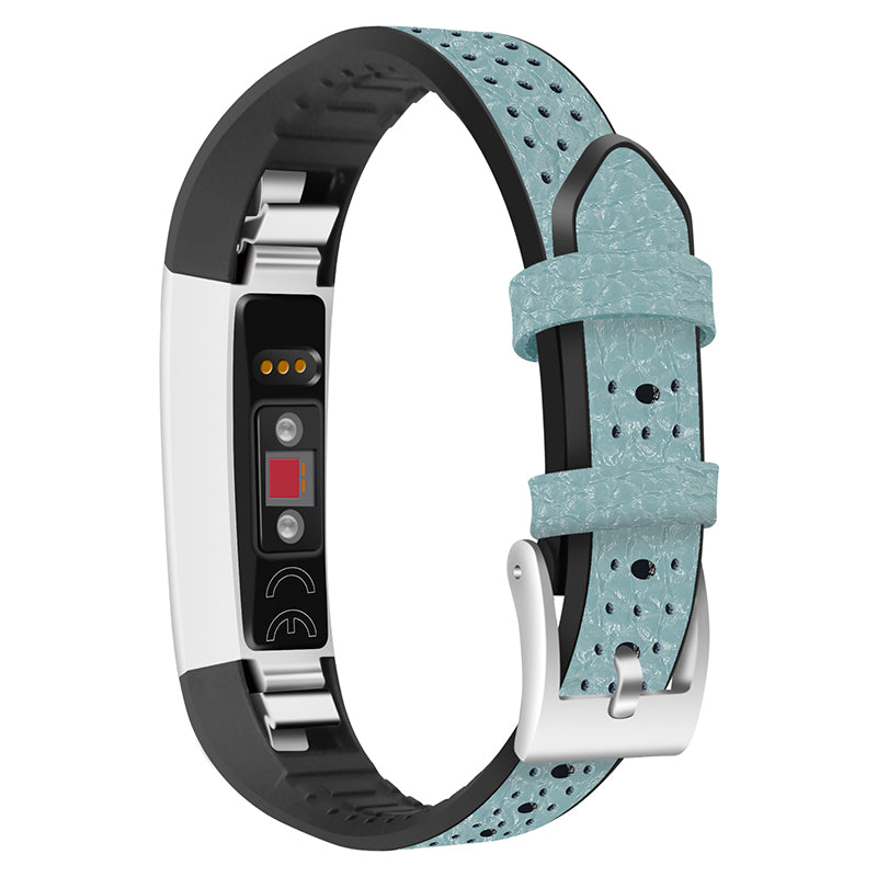 TPU+Cowhide Leather Adjustable Watch Strap Replacement Wrist Band for Fitbit Alta Alta HR Ace TPU+Cowhide Leather Adjustable Watch Strap Replacement Wrist Band for Fitbit Alta Alta HR Ace